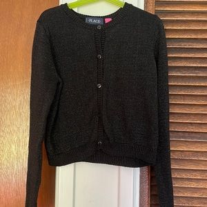 Children’s place shiny black sweater